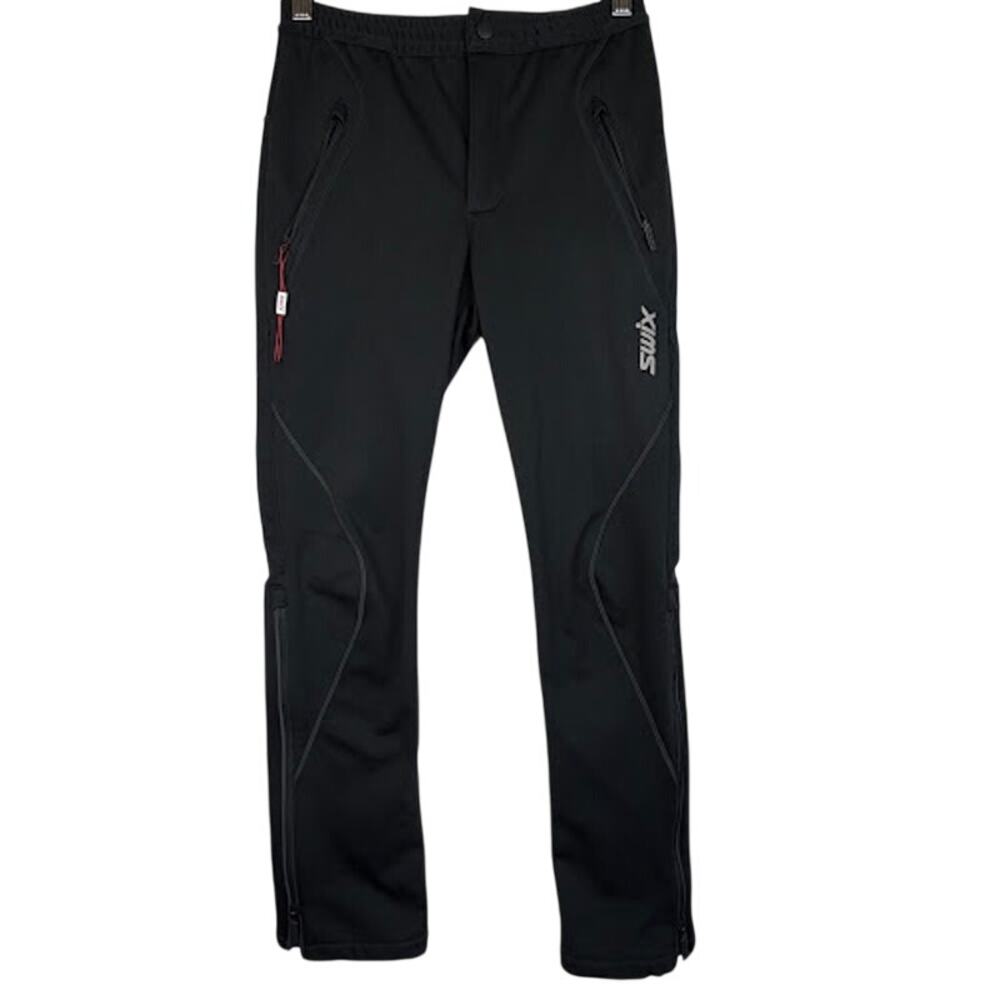 SWIX Junior Lillehammer XC Ski Pants Black 164 Kids 14-16 Nordic Softshell NWOT